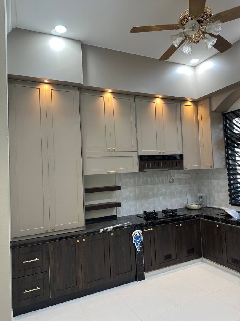 Modern Classic Greige & Dark Wood